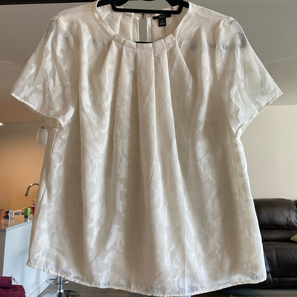 Cream blouse